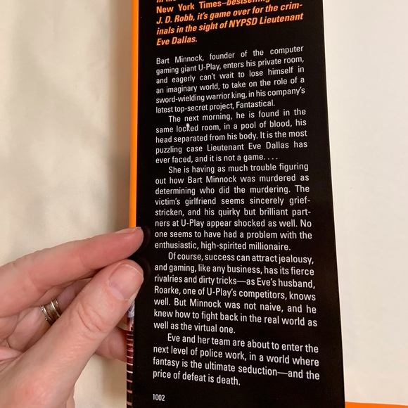 🦩Hardcover Fantasy in Death by JD Robb (Nora Roberts) - Picture 3 of 4